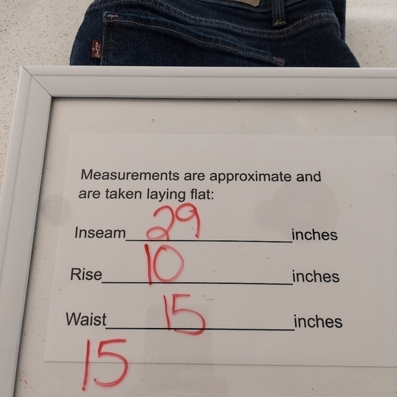 Levi's 515 Boot Cut Jeans SZ 6 Stretch High-Rise - Picture 5 of 14